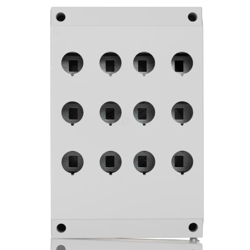 Eaton Grey Plastic RMQ Titan M22 Enclosed Push Button - 12 Hole 22 mm Diameter 222688 M22-I12