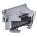 HARTING Han B Range Heavy Duty Power Connector Housing 2 Lever Surface Mount Die Cast Aluminium IP65 10B 19300101230