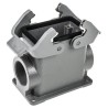 HARTING Han B Range Heavy Duty Power Connector Housing 2 Lever Surface Mount Die Cast Aluminium IP65 10B 19300100272