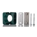 RS PRO Polypropylene Tube Clamp for 38 mm OD Tube Model 414-1509, Operating Temperature -30°C to 90°C