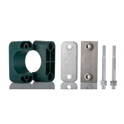 RS PRO Polypropylene Tube Clamp for 38 mm OD Tube Model 414-1509, Operating Temperature -30°C to 90°C