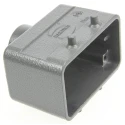 HARTING Han B Range Heavy Duty Power Connector Hood 2 Lever Die Cast Aluminium, IP65/IP66/IP67, Thread Size M20 19300101420