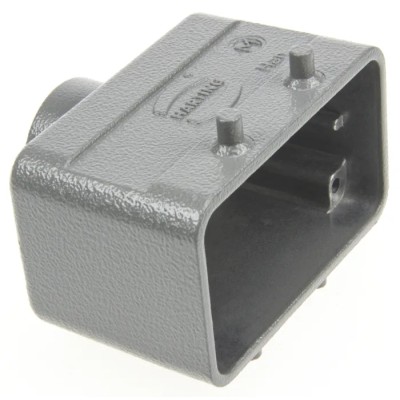 HARTING Han B Range Heavy Duty Power Connector Hood 2 Lever Die Cast Aluminium, IP65/IP66/IP67, Thread Size M20 19300101420