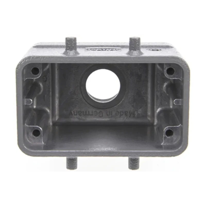 HARTING Han B Range Heavy Duty Power Connector Hood 2 Lever Die Cast Aluminium, IP65/IP66/IP67, Thread Size M20 19300101420