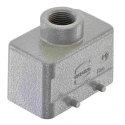 HARTING Han B Range Heavy Duty Power Connector Hood 2 Lever Die Cast Aluminium, IP65/IP66/IP67, Thread Size M20 19300101420
