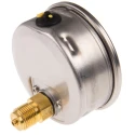 WIKA 100 mm 1/2 in Threaded Stainless Steel Case Pressure Gauge 400 bar 7656102