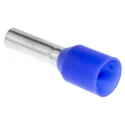 Weidmüller Insulated Crimp Bootlace Ferrule 8 mm Pin Length 2.2 mm Pin Diameter Blue to 14 AWG Wire Size 9019160000