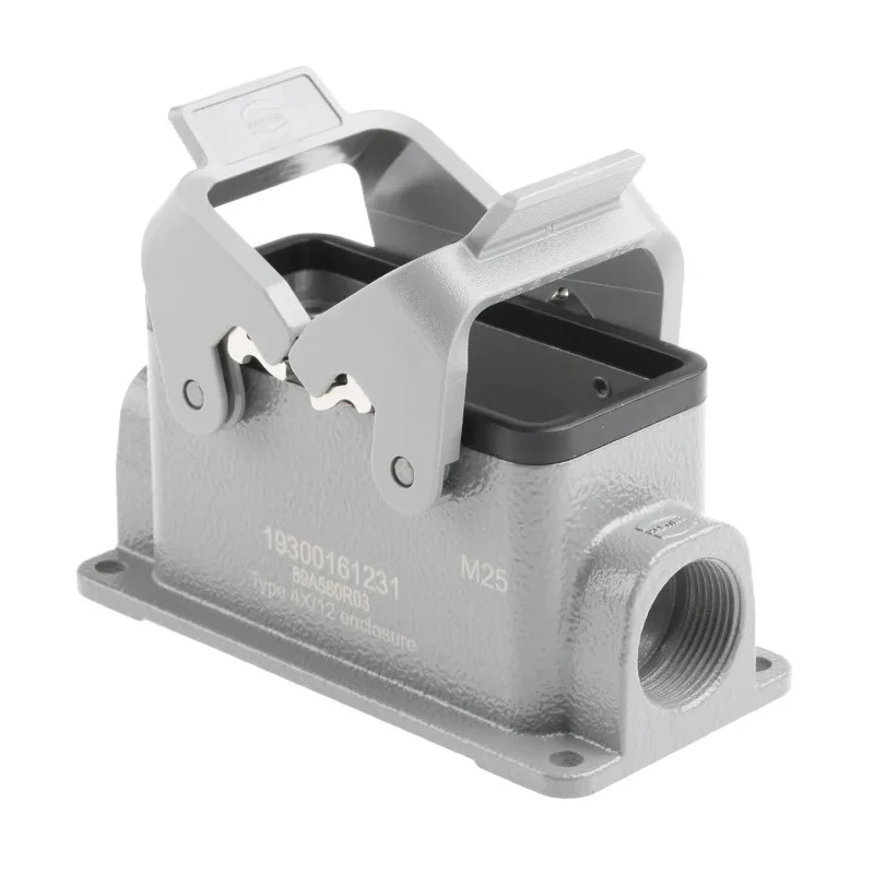 HARTING Heavy Duty Power Connector Housing Surface Mount Die Cast Aluminium Body IP65 16B 19300161231