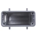 HARTING Han B Range Heavy Duty Power Connector Hood 2 Lever Locking Die Cast Aluminium Body IP65, IP66, IP67 16B 19300160527