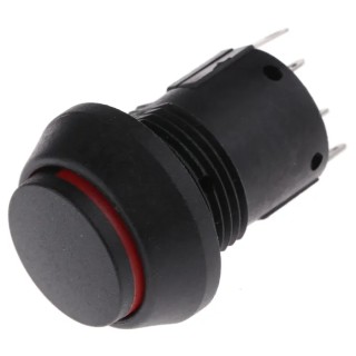 ITW Switches 76-97 Series Latching Push Button Switch Panel Mount SPDT IP67 22 mm Cutout 250 V ac 10A 76-9712/439088B
