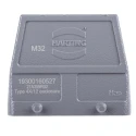 HARTING Han B Range Heavy Duty Power Connector Hood 2 Lever Locking Die Cast Aluminium Body IP65, IP66, IP67 16B 19300160527