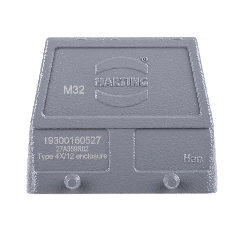HARTING Han B Range Heavy Duty Power Connector Hood 2 Lever Locking Die Cast Aluminium Body IP65, IP66, IP67 16B 19300160527