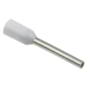 Weidmüller Insulated Crimp Bootlace Ferrule 10 mm Pin Length 1 mm Pin Diameter White from 20 AWG to 20 AWG Wire 9019020000