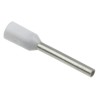 Weidmüller Insulated Crimp Bootlace Ferrule 10 mm Pin Length 1 mm Pin Diameter White from 20 AWG to 20 AWG Wire 9019020000