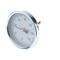WIKA Dial Thermometer 120 °C Maximum Measurement, 63mm Aluminium Case 3723794