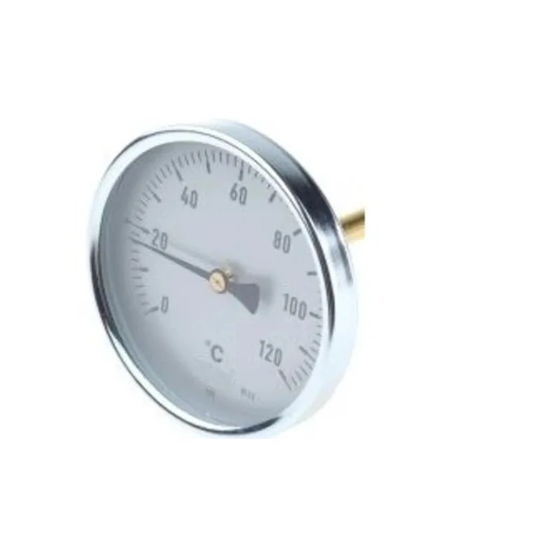WIKA Dial Thermometer 120 °C Maximum Measurement, 63mm Aluminium Case 3723794