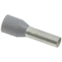 Weidmüller Insulated Crimp Bootlace Ferrule 10 mm Pin Length 2.8 mm Pin Diameter Grey 12 AWG Wire Size 9019190000