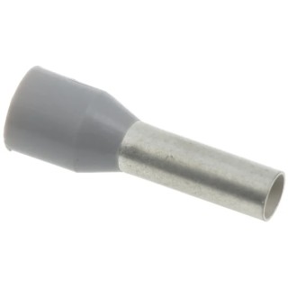 Weidmüller Insulated Crimp Bootlace Ferrule 10 mm Pin Length 2.8 mm Pin Diameter Grey 12 AWG Wire Size 9019190000