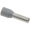 Weidmüller Insulated Crimp Bootlace Ferrule 10 mm Pin Length 2.8 mm Pin Diameter Grey 12 AWG Wire Size 9019190000
