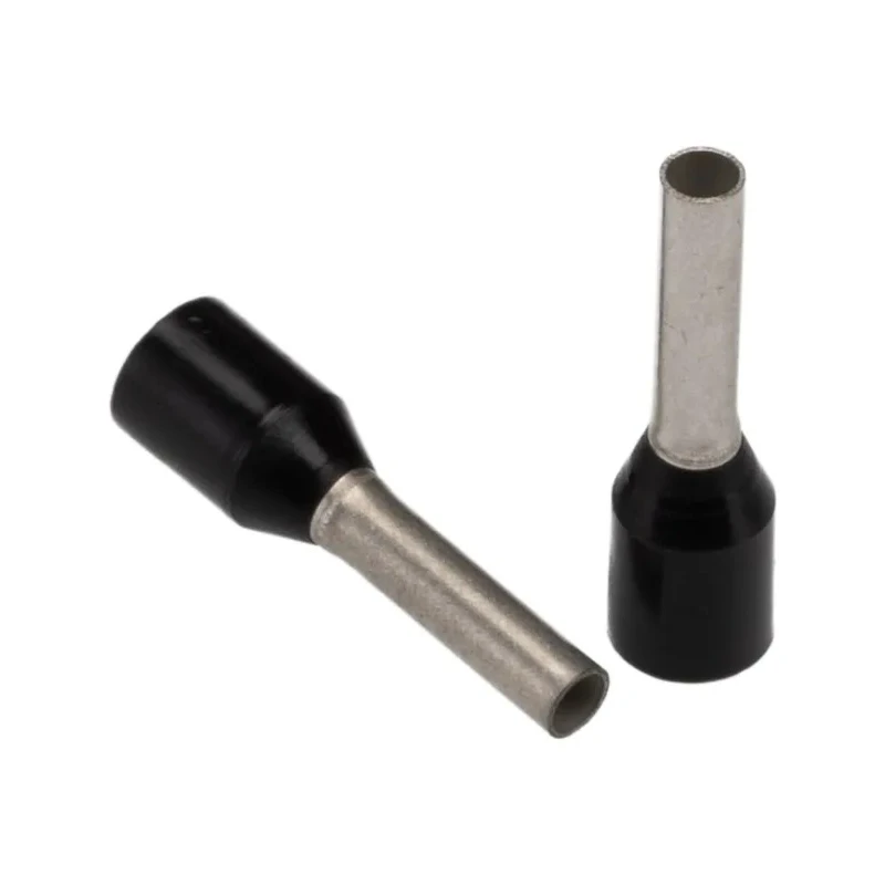 Weidmüller Insulated Crimp Bootlace Ferrule Black Polypropylene Insulation 8 mm Pin Length 1.7 mm Pin Diameter 16 9019120000