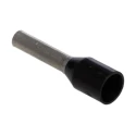 Weidmüller Insulated Crimp Bootlace Ferrule Black Polypropylene Insulation 8 mm Pin Length 1.7 mm Pin Diameter 16 9019120000