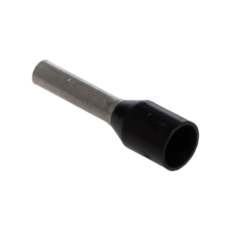 Weidmüller Insulated Crimp Bootlace Ferrule Black Polypropylene Insulation 8 mm Pin Length 1.7 mm Pin Diameter 16 9019120000