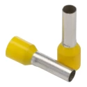 Weidmüller Insulated Crimp Bootlace Ferrule, 12 mm Pin Length, 3.5 mm Pin Diameter, Yellow for 10 AWG Wire Size 9019220000