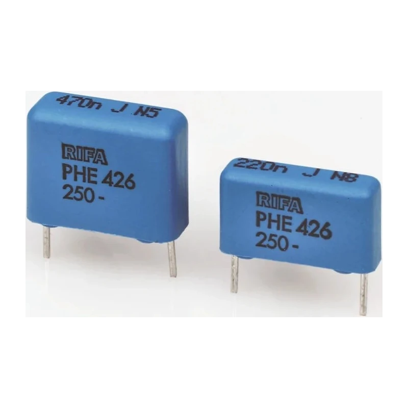 KEMET Film Capacitor, Radial Through Hole, 22 nF ±5% Capacitance, 400 V DC, 160 V AC, 105°C Max, IEC 60384-16 PHE426