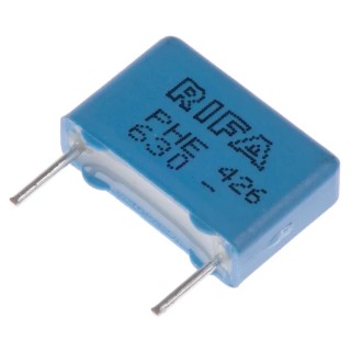 KEMET PHE426 Film Capacitor, 10 nF ±5 %, 630 V dc, 160 V ac, Through Hole Radial Lead PHE426