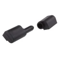 RS PRO Black Powder Coated Thermoplastic Barrel Hinge with Lift Off Pin Screw Fixing 83mm x 28mm x 22mm 110-4575