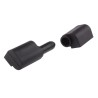 RS PRO Black Powder Coated Thermoplastic Barrel Hinge with Lift Off Pin Screw Fixing 83mm x 28mm x 22mm 110-4575