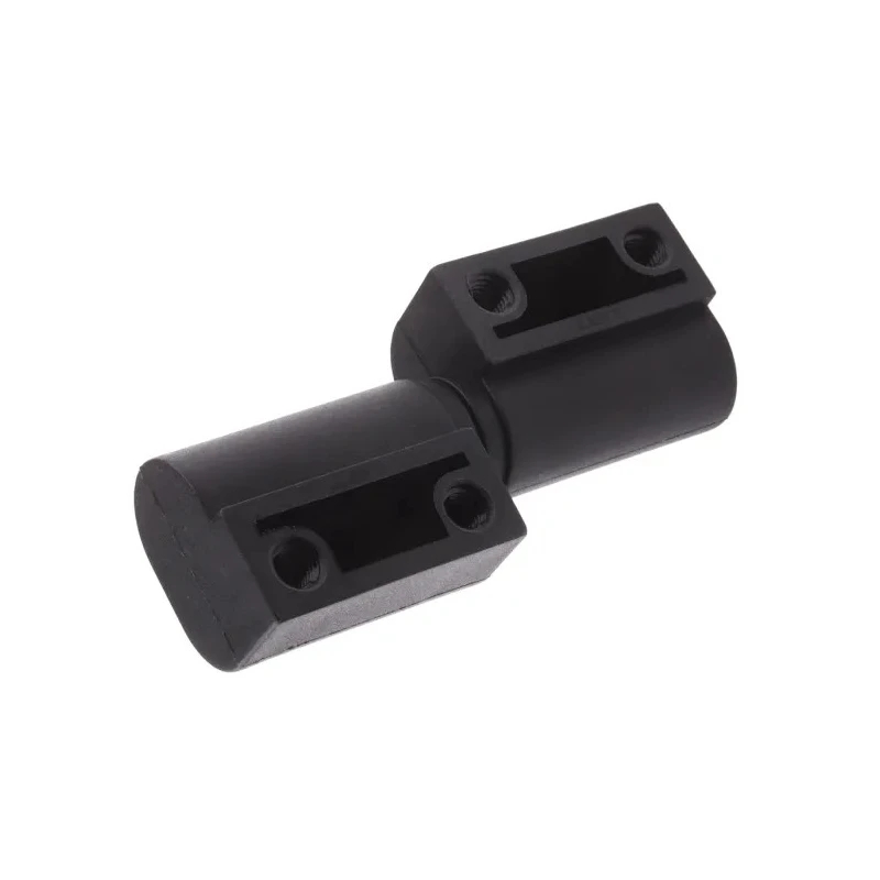 RS PRO Black Powder Coated Thermoplastic Barrel Hinge with Lift Off Pin Screw Fixing 83mm x 28mm x 22mm 110-4575