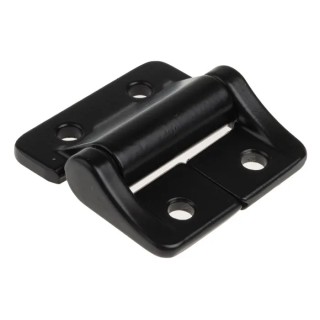 RS PRO Powder Coated Aluminium Friction Hinge with Fixed Pin, Screw Fixing, 40mm x 38mm x 10mm 110-4580