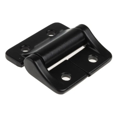 RS PRO Powder Coated Aluminium Friction Hinge with Fixed Pin, Screw Fixing, 40mm x 38mm x 10mm 110-4580