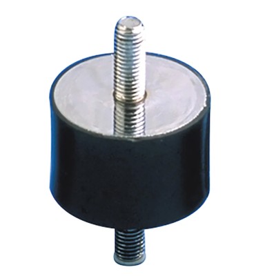 Paulstra Hutchinson Cylindrically Shaped M6 Anti-Vibration Mount Male to Male Bobbin with 60 daN Compression 25.5mm 521656