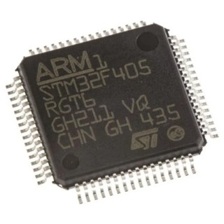STMicroelectronics STM32F411RET6 32 bit ARM Cortex M4 Microcontroller 100 MHz 512kB FLASH 64-Pin LQFP