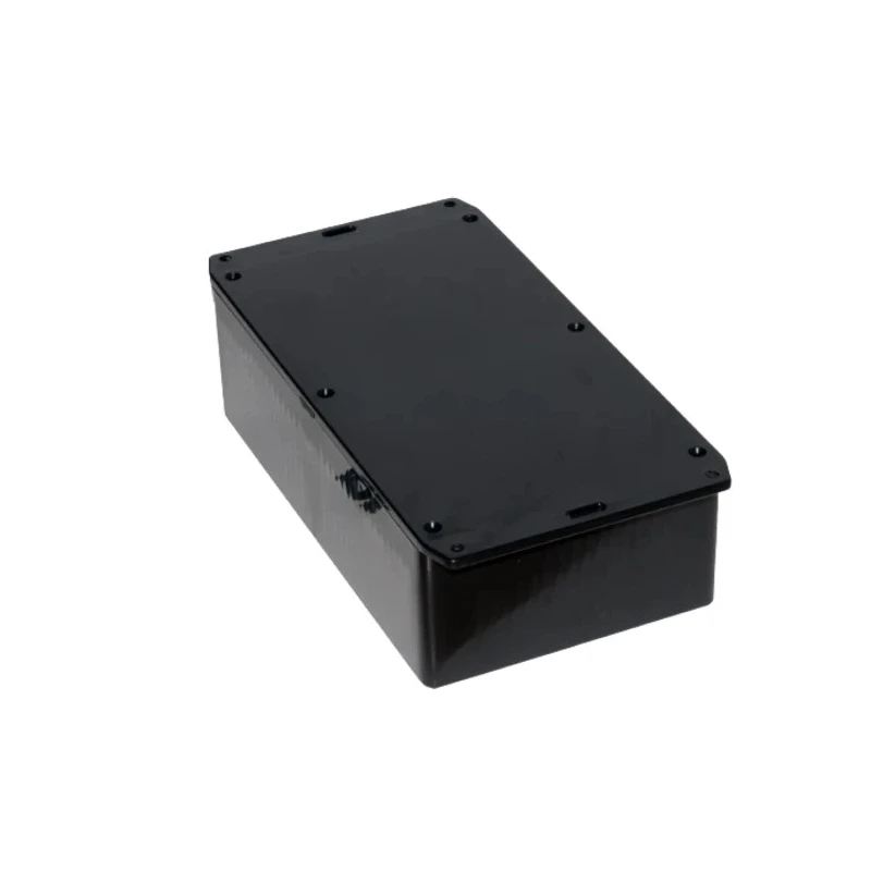 Hammond Flanged ABS Enclosure IP54 57 mm x 191 mm x 110 mm 1591ESFLBK