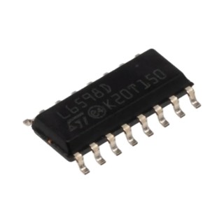 STMicroelectronics 16-Pin SOIC Resonant PWM Controller, 400 kHz, 16.6 V, Flyback Topology L6598D