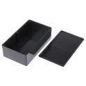 Hammond 1591 Series Black Black Lid ABS Enclosure IP54, 57 mm x 191 mm x 110 mm 1591ESBK