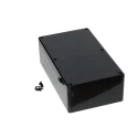 Hammond 1591 Series Black Black Lid ABS Enclosure IP54, 57 mm x 191 mm x 110 mm 1591ESBK