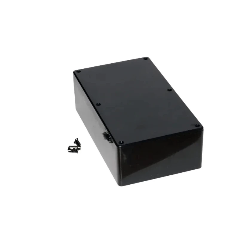 Hammond 1591 Series Black Black Lid ABS Enclosure IP54, 57 mm x 191 mm x 110 mm 1591ESBK