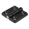 Southco Powder Coated Die Cast Zinc Butt Hinge Fixed Pin Screw Fixing 50 mm x 50 mm x 12 mm 110-4581