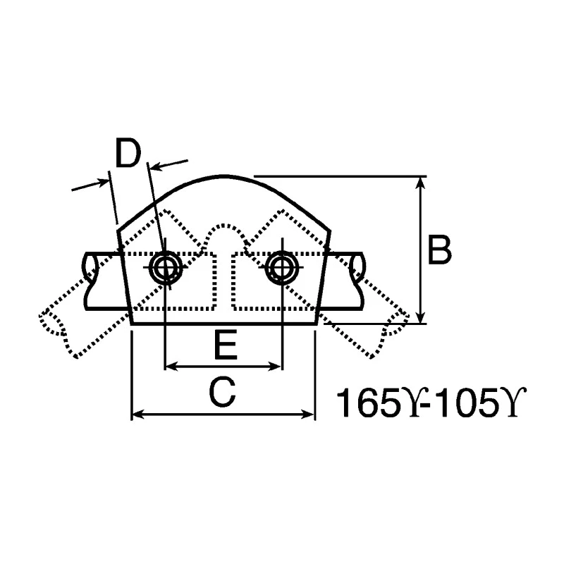 RS Pro 15 To 60 Degree Elbow Connecting Component Strut Profile Type 3 Round Tube Size 48.3 mm 415-5996