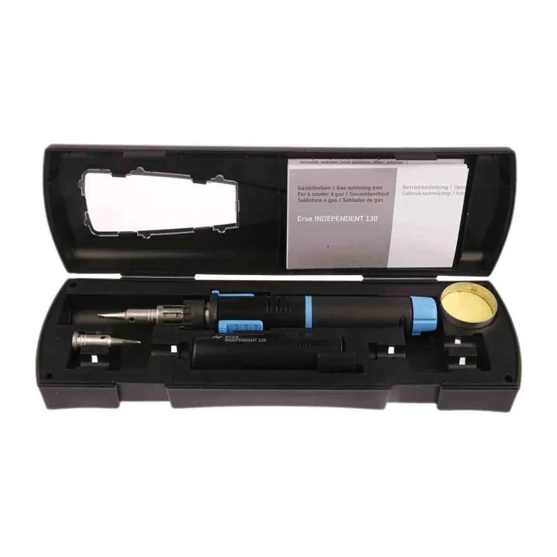 Ersa Gas Soldering Iron Kit 130W, Chisel Shape Tip, Temperature 580°C, Model G13400041