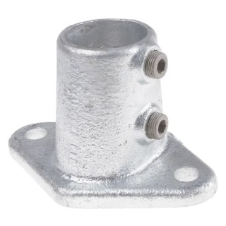 RS PRO Cast Iron Base Flange Type 3 Compatible with 48.3 mm Round Tube 415-6242