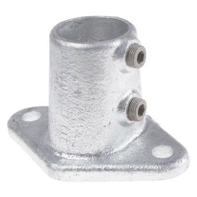 RS PRO Cast Iron Base Flange Type 3 Compatible with 48.3 mm Round Tube 415-6242