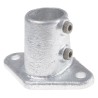RS PRO Cast Iron Base Flange Type 3 Compatible with 48.3 mm Round Tube 415-6242