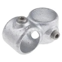 RS PRO 1/4 in BSP 90° Connector Connecting Component Strut Profile Type 1 Round Tube Size 33.7 mm 415-6309