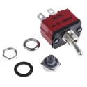 APEM Toggle Switch Panel Mount On-Off SPST Tab Terminal 12A 28V AC/DC Brass Actuator 3631NF/2