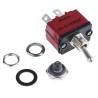 APEM Toggle Switch Panel Mount On-Off SPST Tab Terminal 12A 28V AC/DC Brass Actuator 3631NF/2